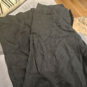 Mossimo black 100% linen pants